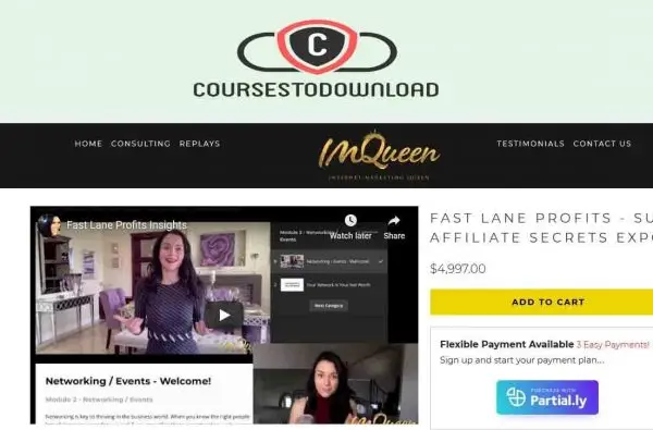 IMQueen_Christina_Szekeres_Fast_Lane_Profits IMQueen Christina Szekeres – Fast Lane Profits
