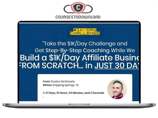 Duston MacGroarty – Build A $1K Day Affiliate Business Coursestodownload.com Duston MacGroarty – Build A $1K/Day Affiliate Business Coursestodownload.com