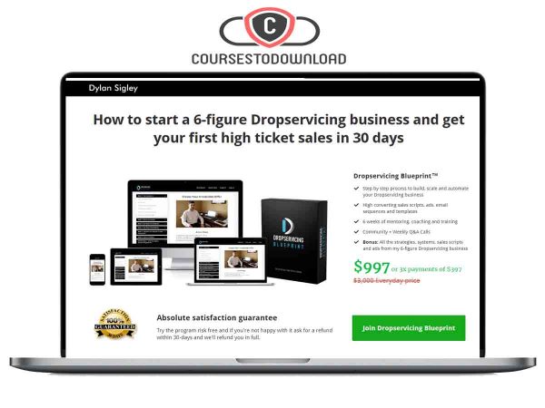 Dylan Sigley - Drop Servicing Blueprint Coursestodownload.com Dylan Sigley - Drop Servicing Blueprint Download
