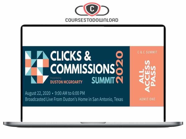 Duston Mc Groarty – Clicks & Commissions Summit 2020 Coursestodownload.com Duston Mc Groarty – Clicks & Commissions Summit 2020 Download