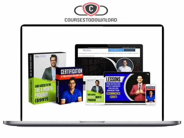 Tai Lopez - Ecommerce Specialist Certification Coursestodownload.com Tai Lopez - Ecommerce Specialist Certification Download