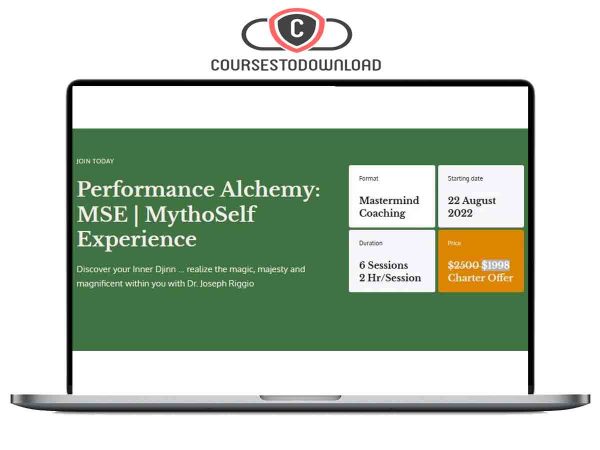 Joseph Riggio – Performance Alchemy MythoSelf Experience Download Joseph Riggio – Performance Alchemy MythoSelf Experience Download