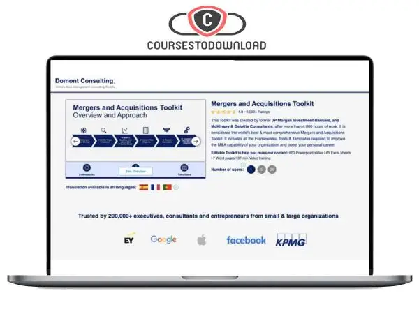 Domont Consulting – Mergers and Acquisitions Toolkit Download Domont Consulting – Mergers and Acquisitions Toolkit Download
