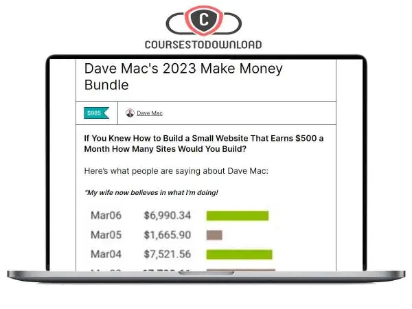 Dave Mac’s 2023 Make Money Bundle Download Dave Mac’s 2023 Make Money Bundle Download