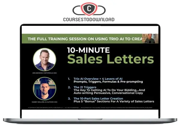 Jon Benson – 10 Minute Sales Letter Download Jon Benson – 10 Minute Sales Letter Download