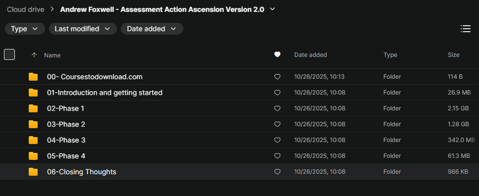 Andrew Foxwell - Assessment Action Ascension Version 2.0